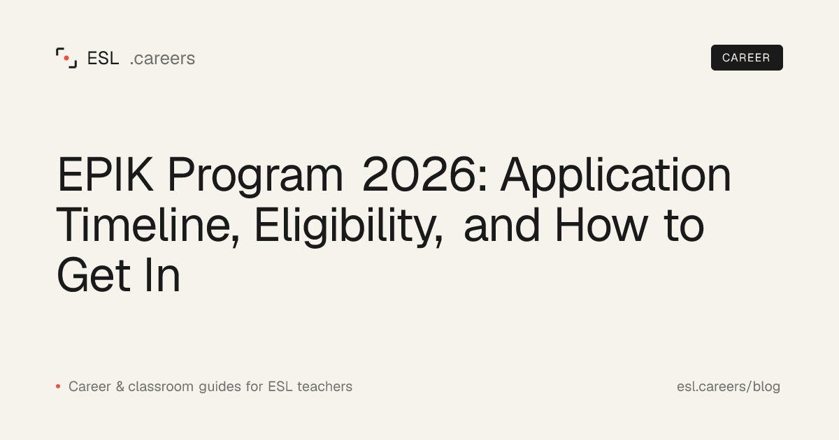 EPIK Program 2026: Application Timeline, Eligibility, and How to Get In